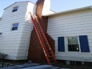 Chimney restoration by Gikas Painting & Contracting