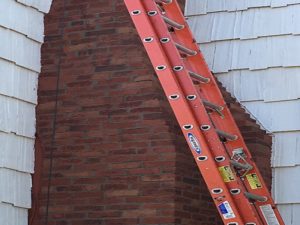 Chimney restoration by Gikas Painting & Contracting