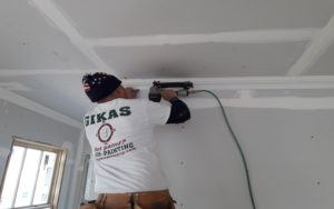 Molding installation in Montclair NJ by Gikas Painting!
