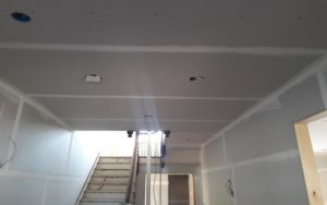 Sheetrock installation in Montclair NJ by Gikas Painting